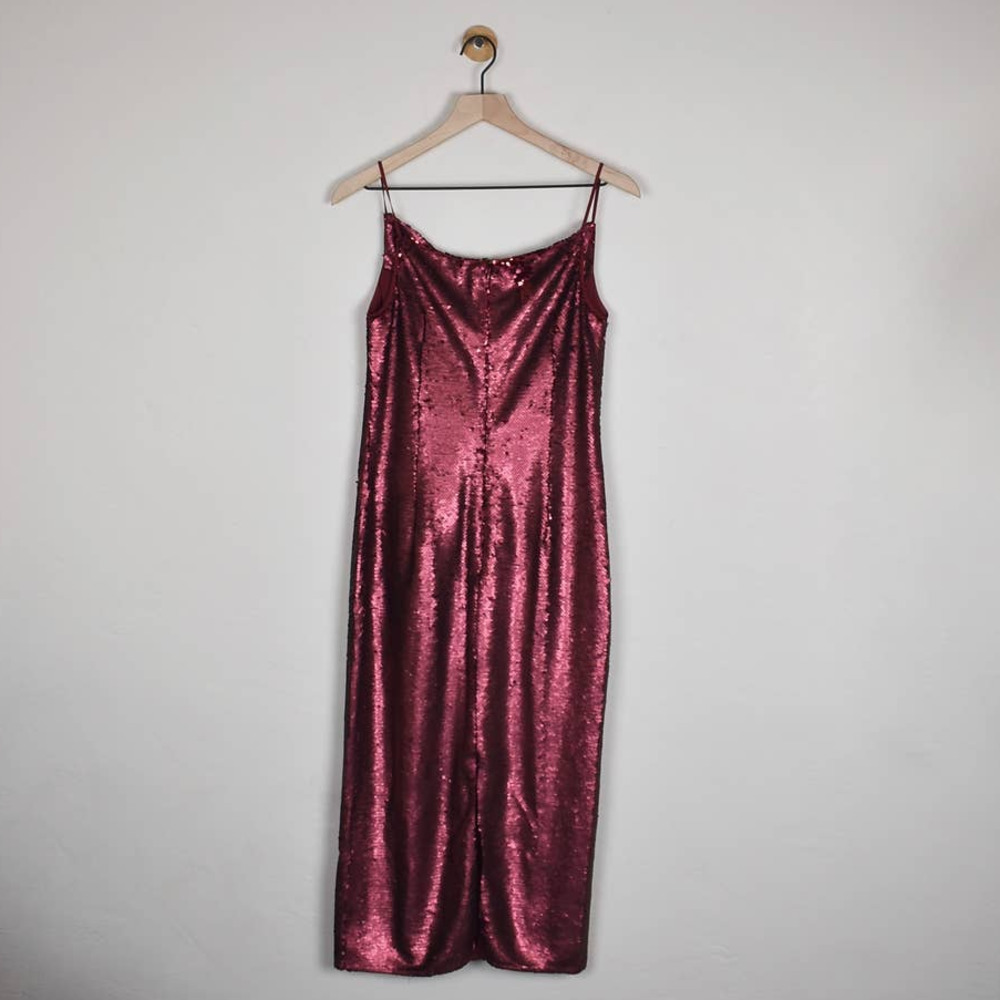 NEW KEEPSAKE No Signs Sequins Berry Dress - Picture 5 of 9